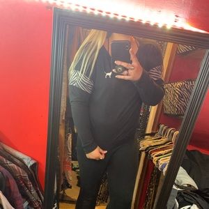 VS PINK zebra long sleeve